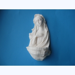 Kropielnica wisząca do domu z alabastru-Maryja